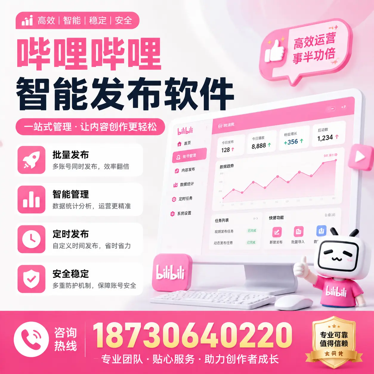 如何评估哔哩哔哩智能发布软件的ROI?乌兰察布 企业必读