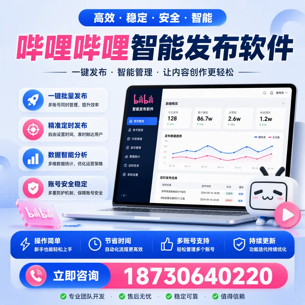 如何在 乌兰察布 制定有效的哔哩哔哩智能发布策略